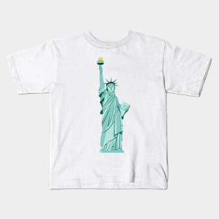 Statue of liberty New York Usa Kids T-Shirt